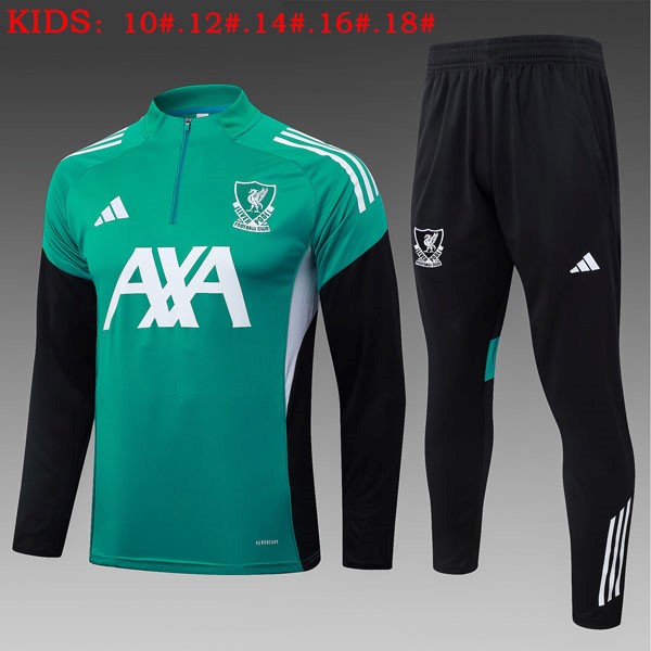 Ninos Sudadera De Training Liverpool 2026/2027 Verde 2